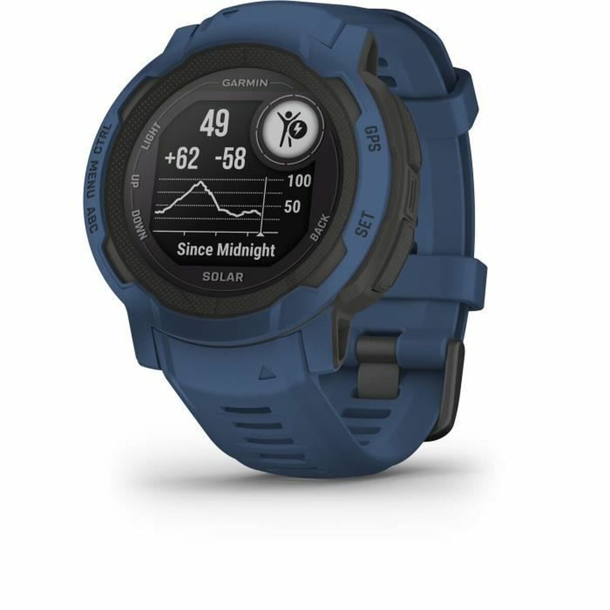 Orologi Sportivi GARMIN Instinct 2 Solar Azzurro 0,9"
