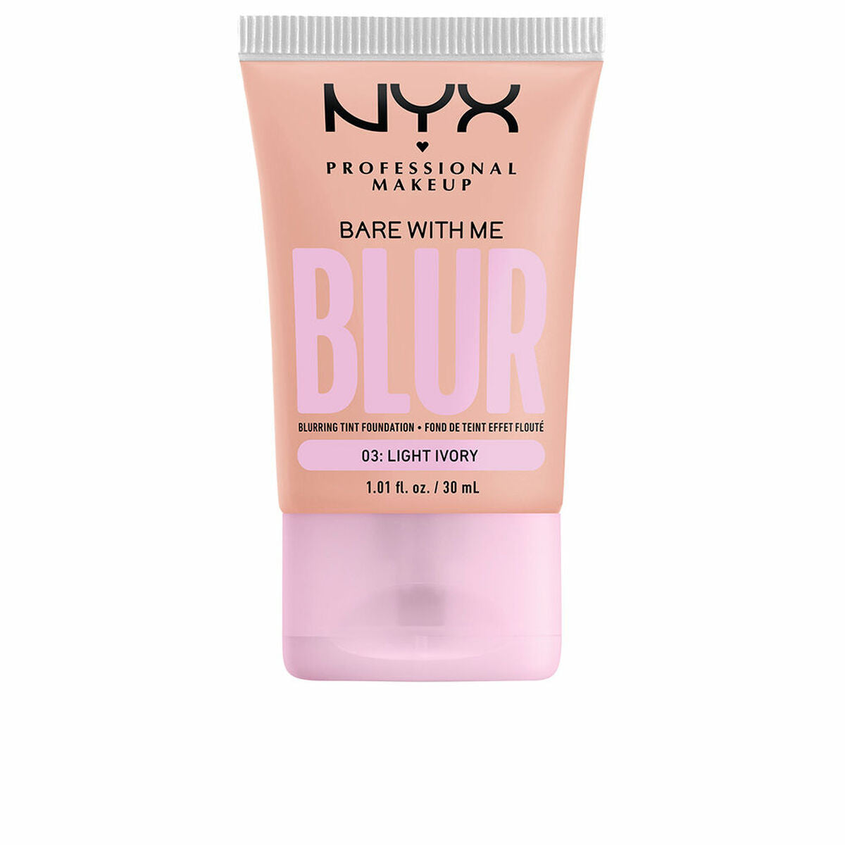 Base per Trucco Fluida NYX Bare With Me Blur Nº 03 Light ivory 30 ml