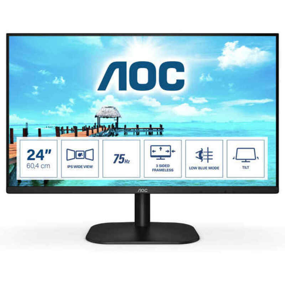 Monitor AOC 24B2XH 23,8" Full HD 75 Hz