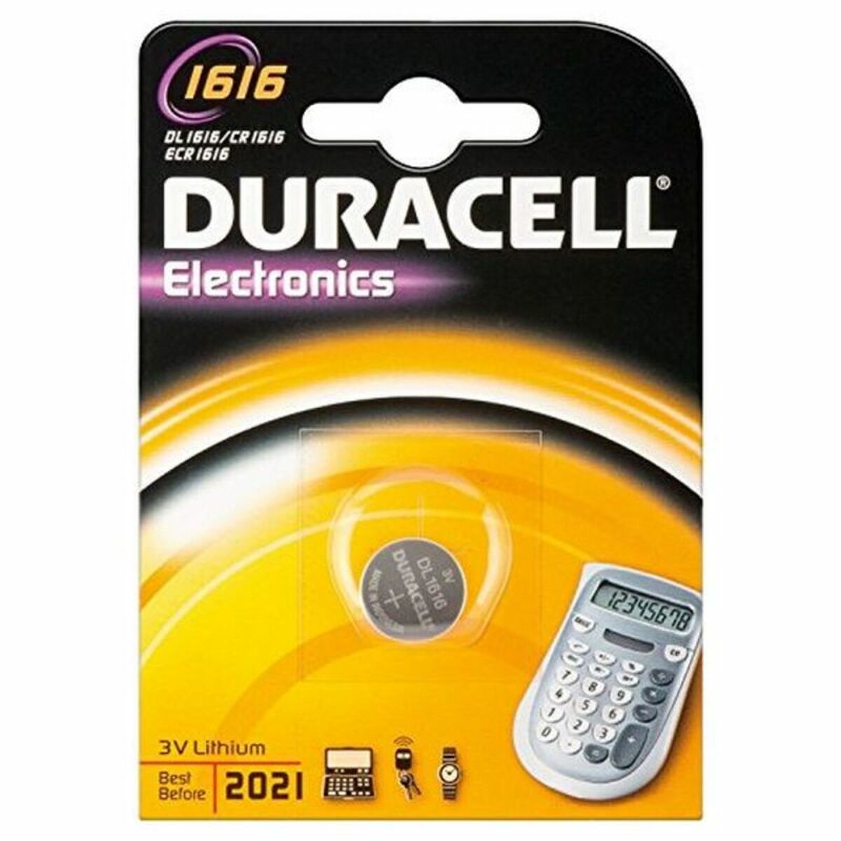Batteria a Bottone a Litio DURACELL DL1616