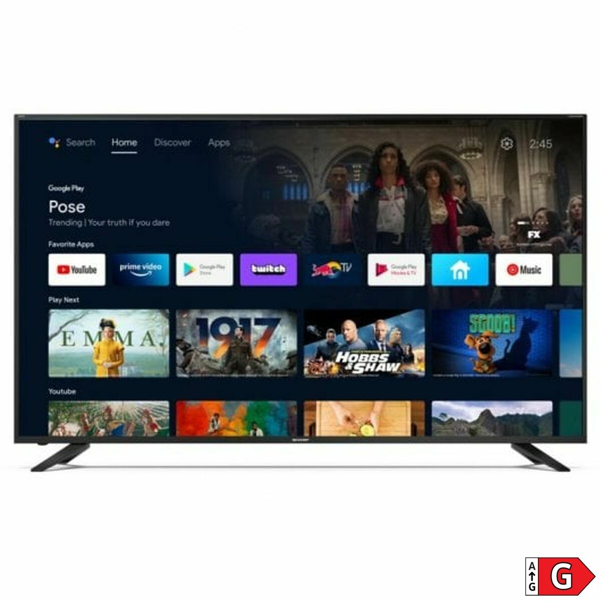 Smart TV Sharp 70CL5EA 4K Ultra HD 70" LED HDR