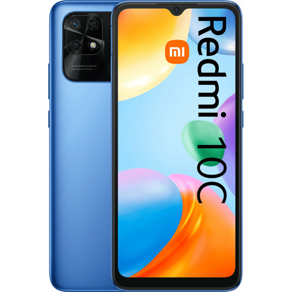 Smartphone Xiaomi Redmi 10C 3GB 64GB Blue 3 GB RAM 64 GB 6.71"