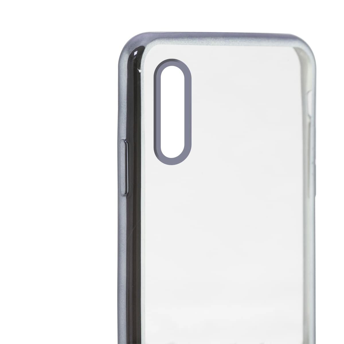 Custodia per Cellulare Iphone Xs Max KSIX Flex Metal Trasparente