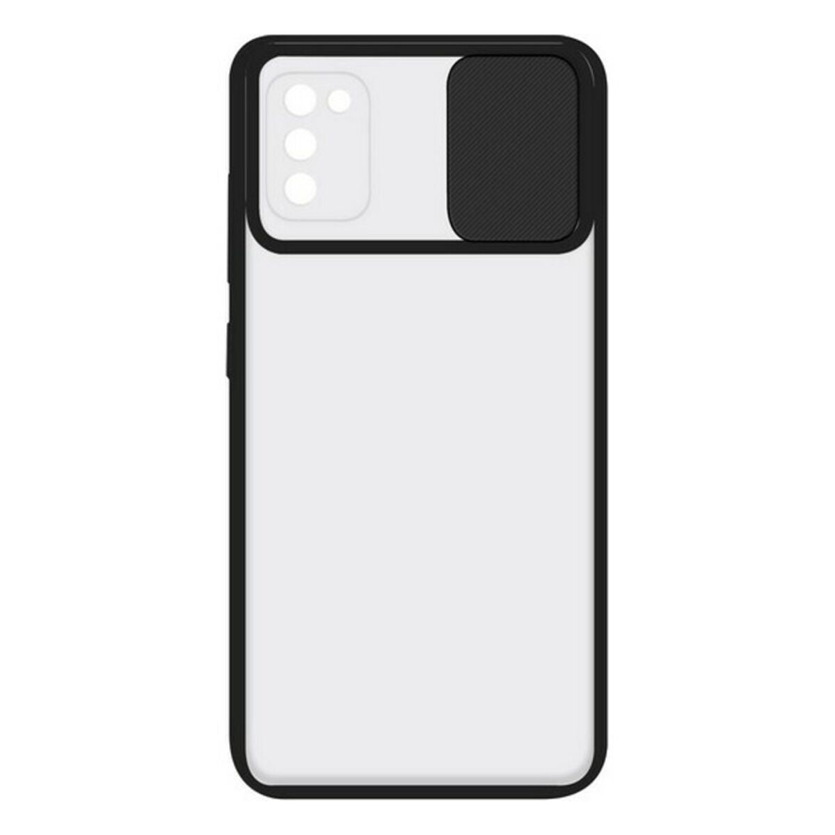 Custodia per Cellulare con Bordo TPU Samsung Galaxy A41 KSIX Duo Soft Cam Protect Nero