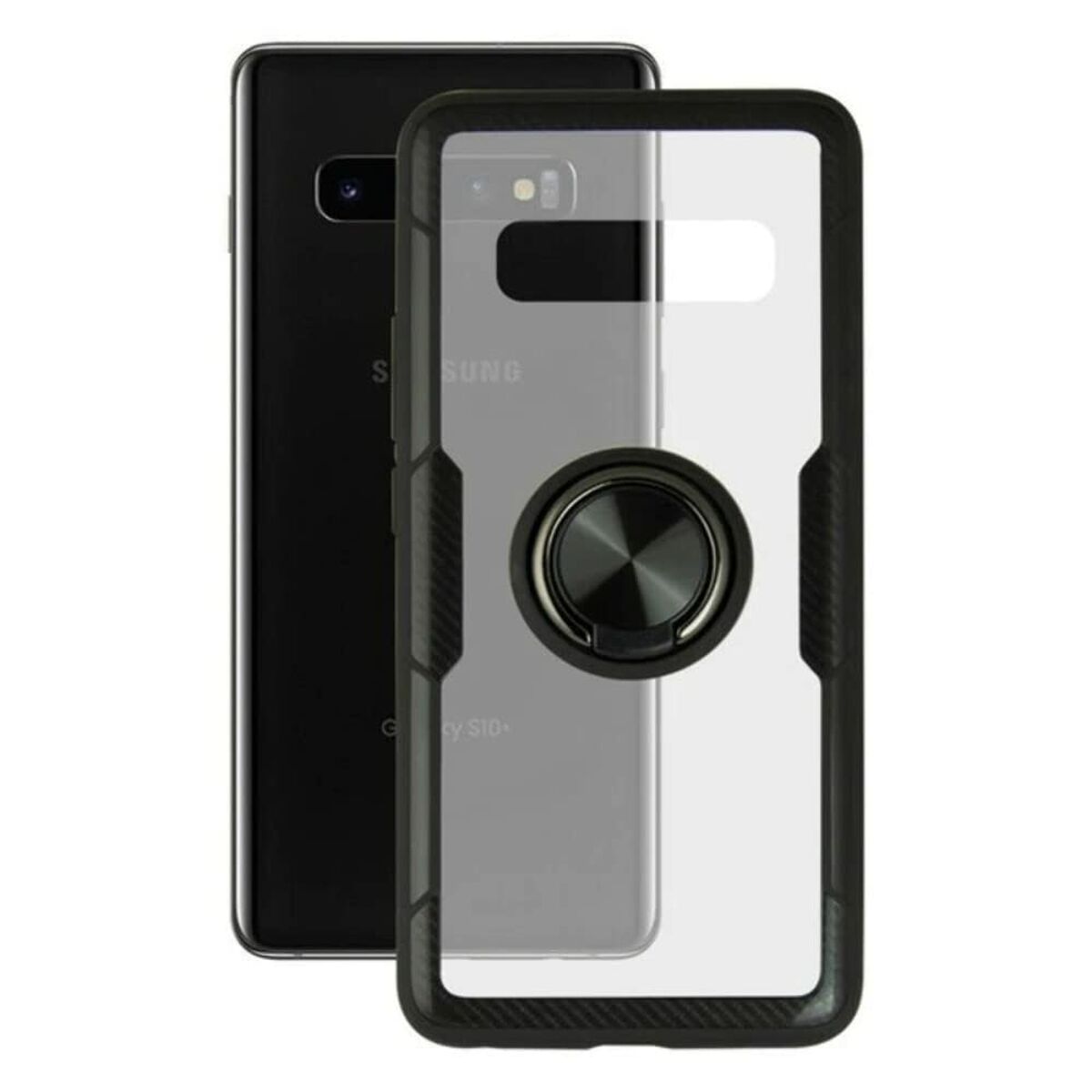 Custodia per Cellulare Galaxy S10+ KSIX BIG-S1903228 Trasparente Galaxy S10 Plus Samsung
