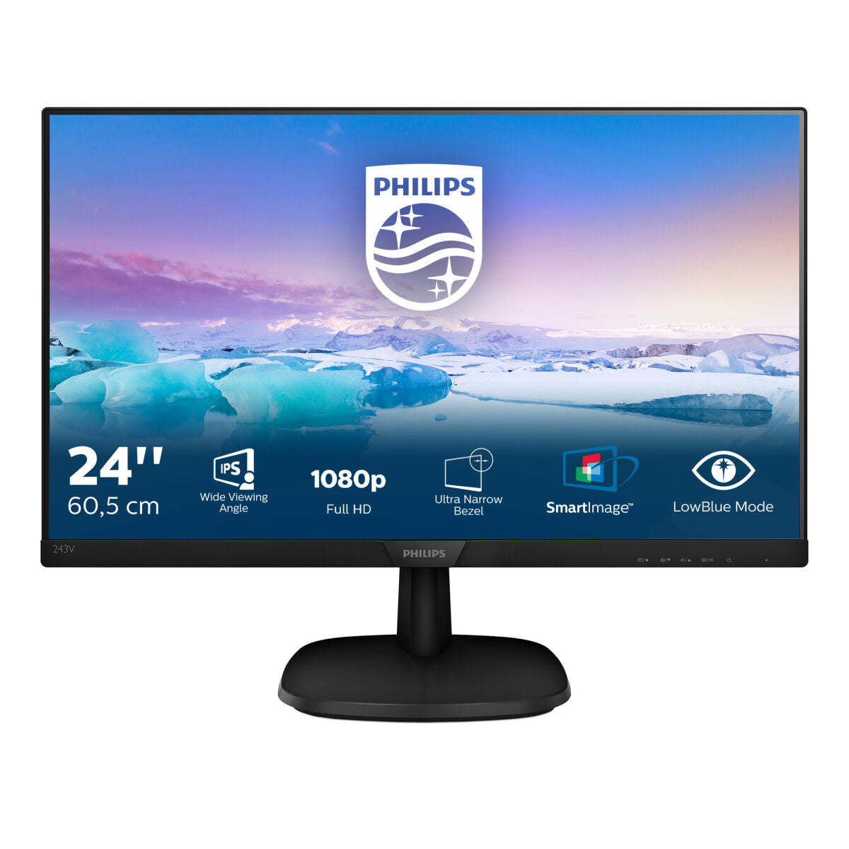 Monitor Philips 243V7QDAB 23,8" LED IPS Flicker free 75 Hz