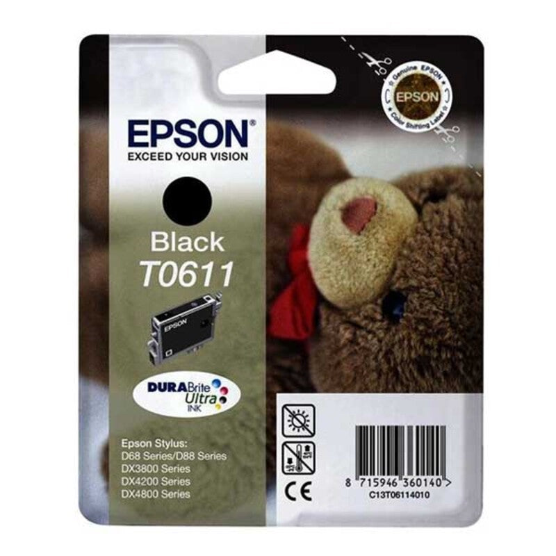 Inchiostro Originale Epson C13T06114010 Nero