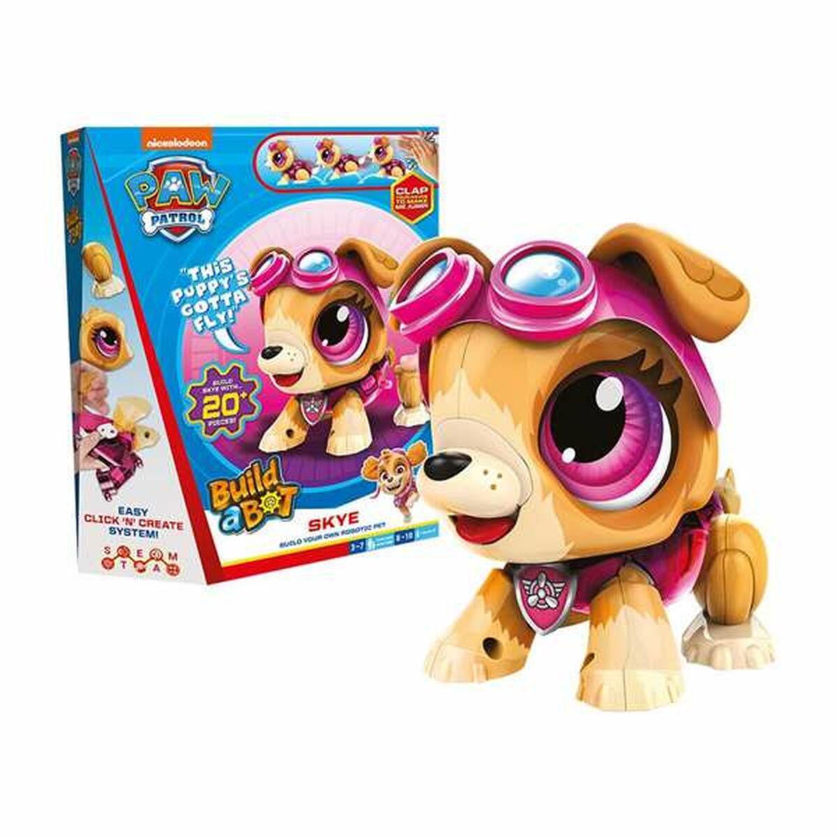 Robot interattivo The Paw Patrol Build A Bot Light (Snow Leopard)