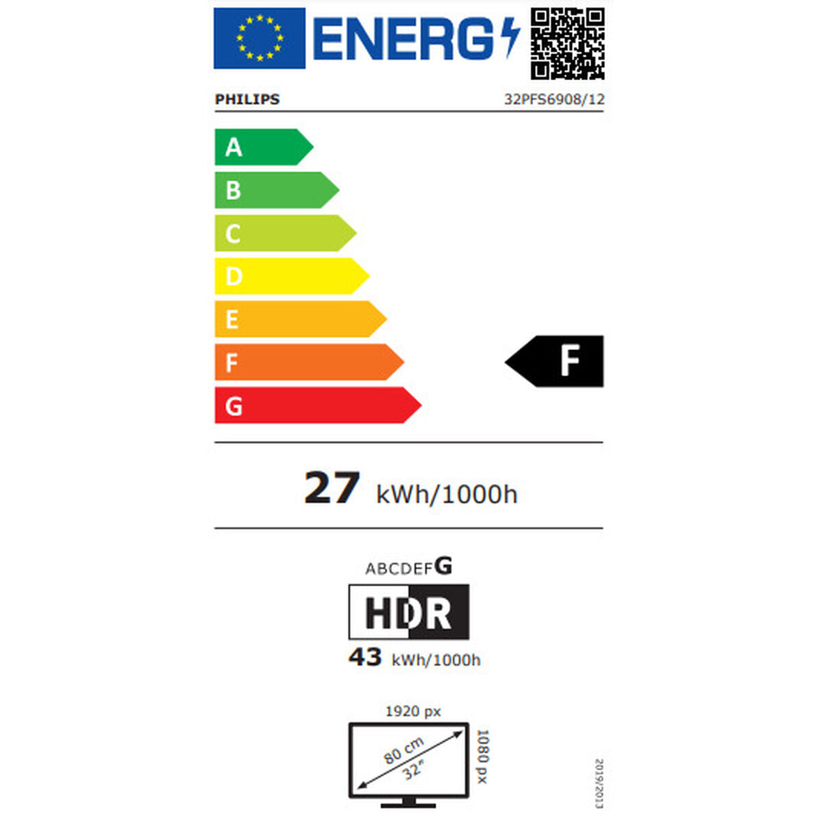 Smart TV Philips 32PFS6908/12 32" Full HD LED
