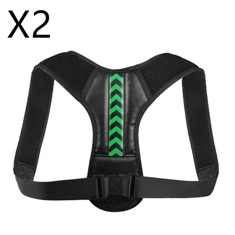 Correttore posturale posteriore Cintura clavicola regolabile Colonna vertebrale Spalla posteriore Lombare Uomo Donna Correzione della postura