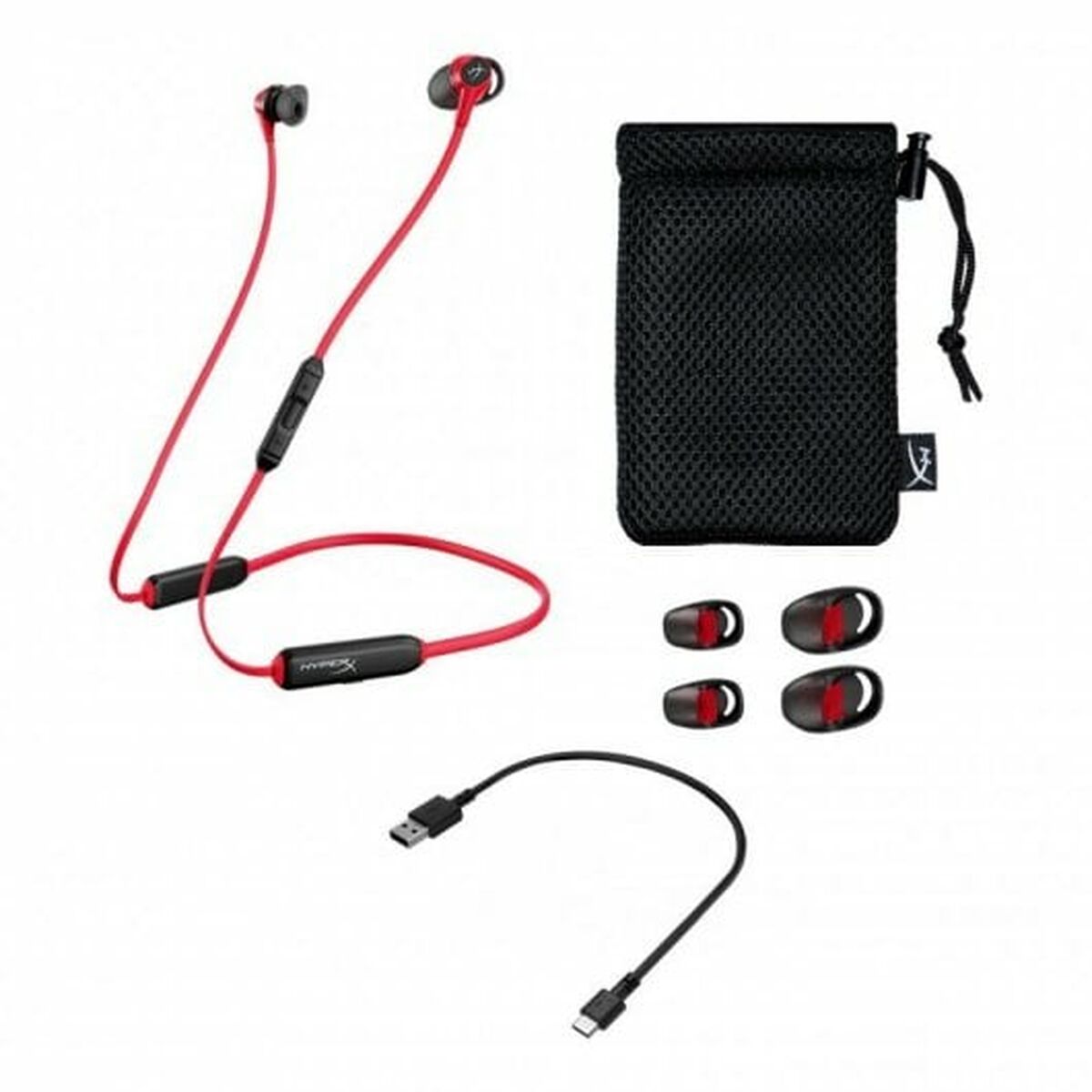Auricolari con Microfono Hyperx 4P5H7AA Nero