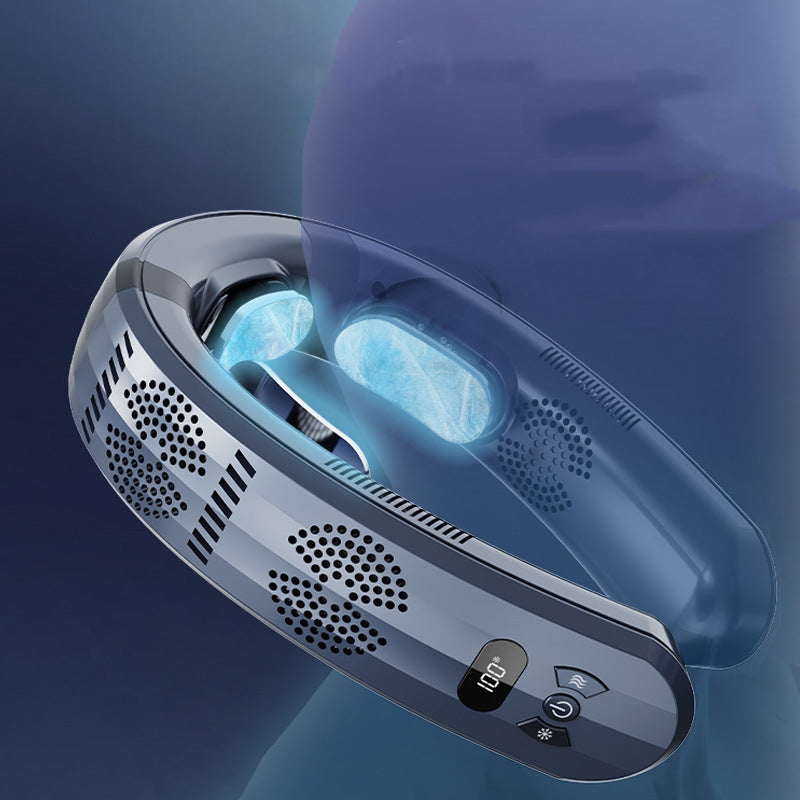 USB Ventilatore portatile a collo sospeso Tturbine semiconductor sistema di refrigerazione tre
