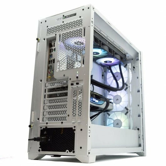 PC da Tavolo PcCom PCC-iCUE-13700KF-4070TI-WHTW Intel Core i7-13700KF 32 GB RAM 1 TB SSD Nvidia Geforce RTX 4070