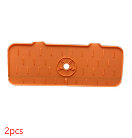 Rubinetto in silicone da cucina Tappetino assorbente Lavello Paraspruzzi Rubinetto in silicone Cattura schizzi Protezione controsoffitto per gadget da cucina bagno