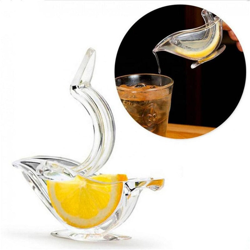 Spremiagrumi Manuale Acrilico Trasparente Elegance A Forma Di Uccello Spremiagrumi Utensili Da Cucina Gadget