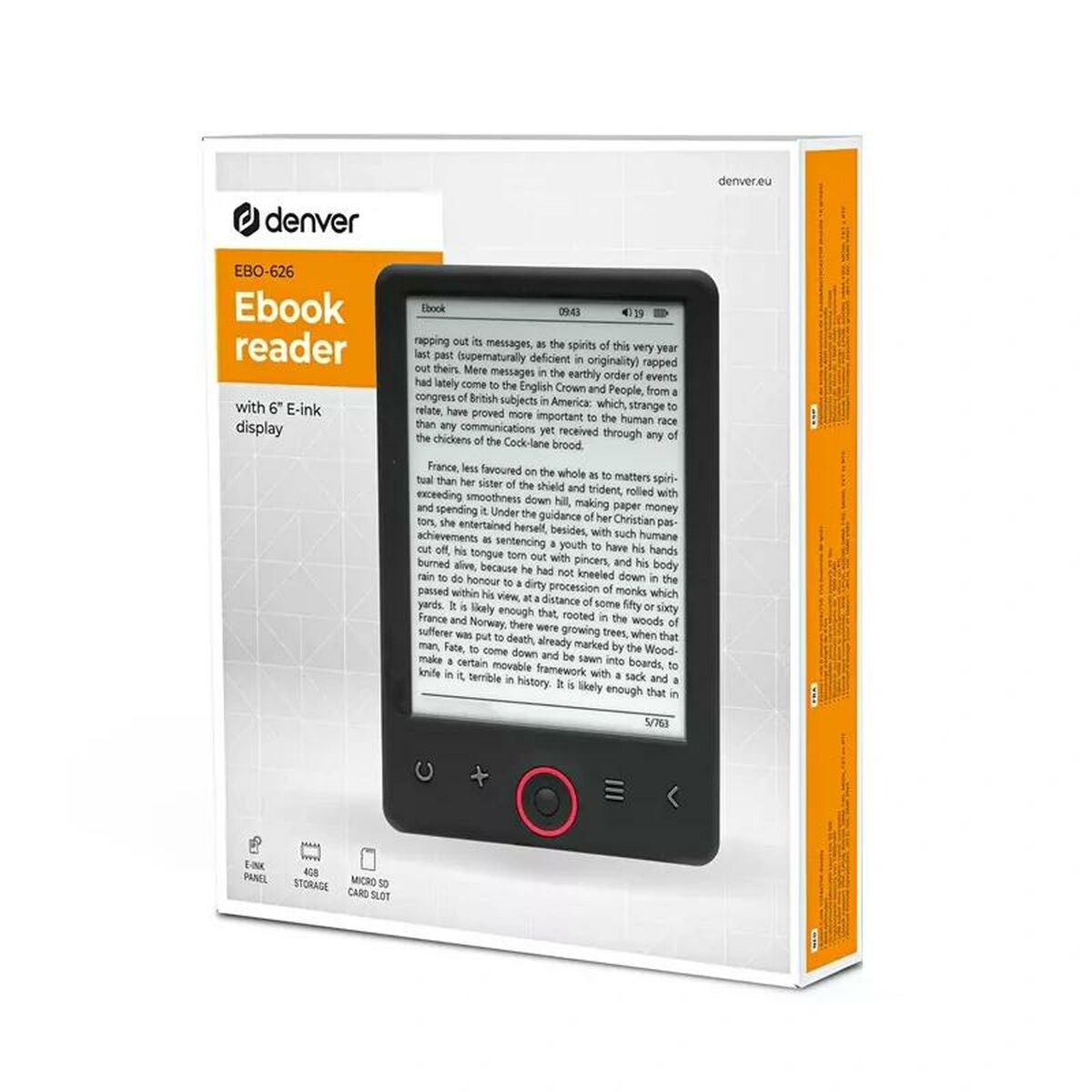 EBook Denver Electronics EBO-626 6"