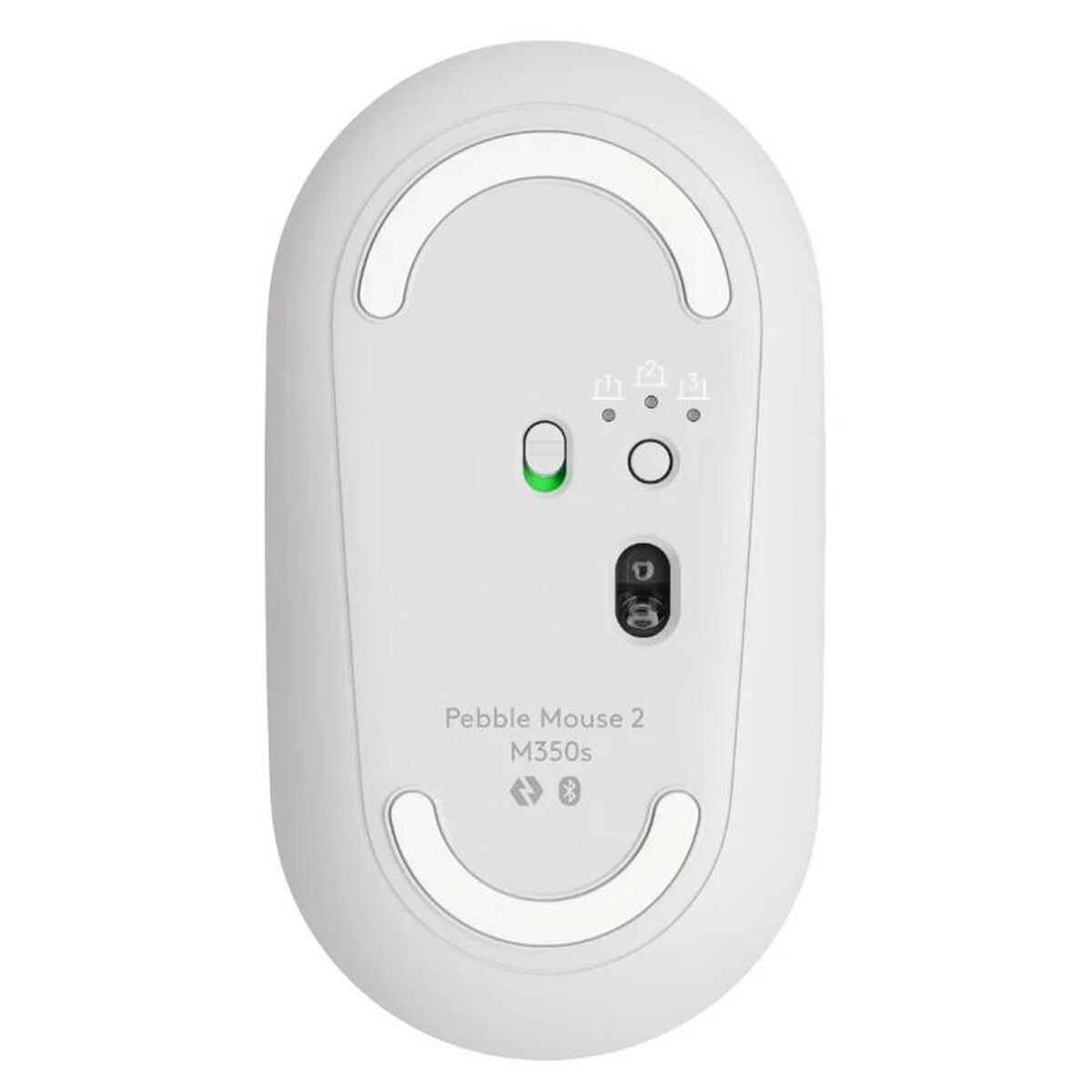 Mouse Bluetooth Wireless Logitech M350 Bianco