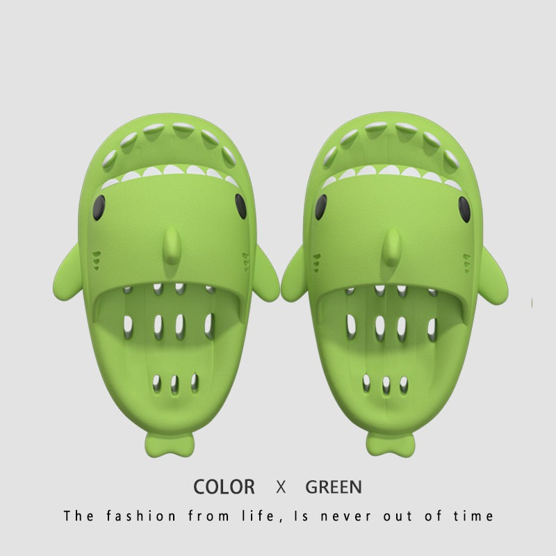 Pantofole shark con fori di scarico scarpe da doccia per donna ad asciugatura rapida eva pool shark scivoli sandali da spiaggia con fori di scarico