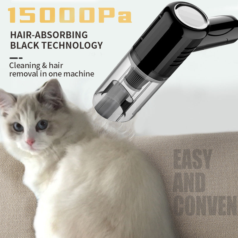 Dogs and Cats Pet Hair Vacuum Dry and Wet Dual-use Portable Car Vacuum Cleaner Pet Hair Removal Supplies 