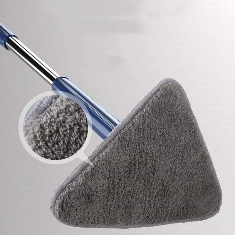 Mop Triangolare Estensibile 360 Girevole Regolabile 110 Cm Mop Pulizia Per Vasca Pavimento Piastrelle Mop Pulizia Pareti Mop Pulizia Profonda