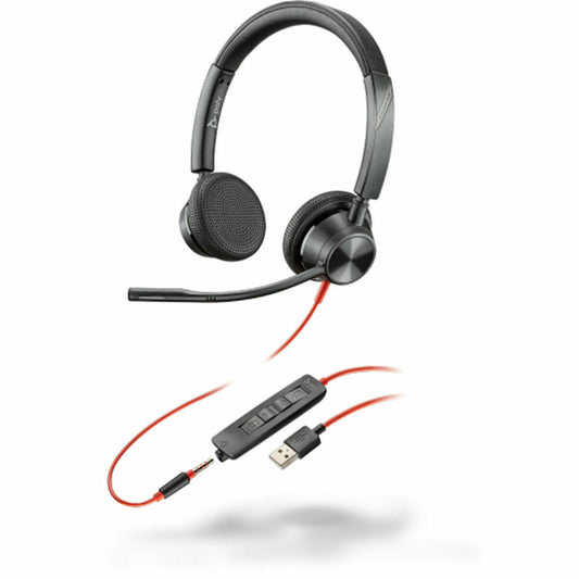 Auricolari con Microfono Poly 213938-01 Nero