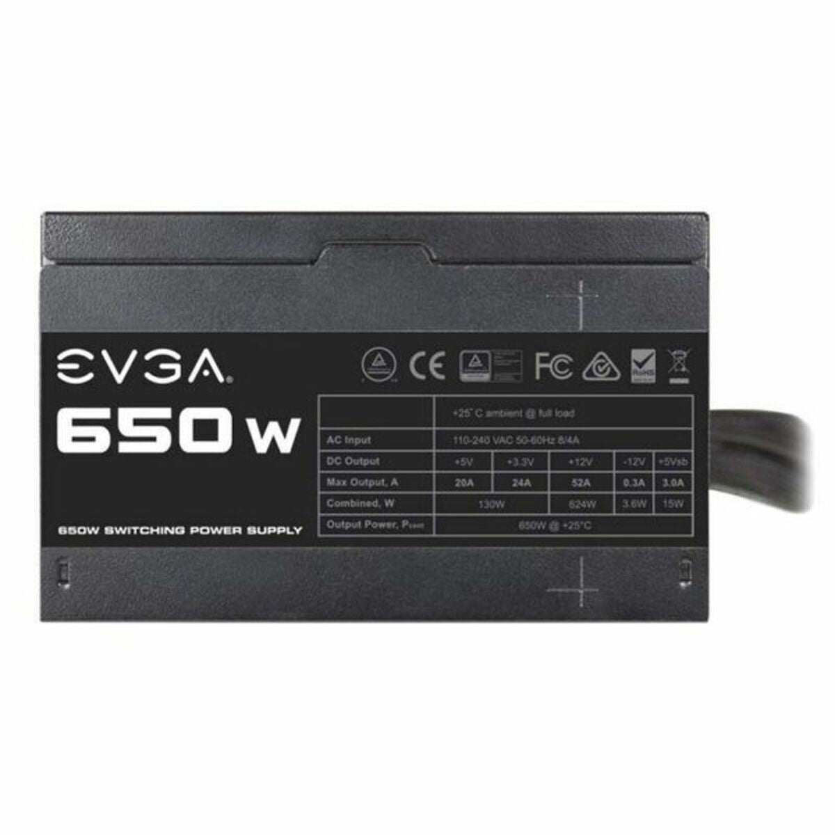 Fonte di alimentazione Gaming Evga N1  650W 650 W