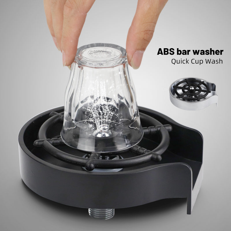 Bancone bar Lavabicchieri Lavandino Spruzzo ad alta pressione Rubinetto automatico Caraffa per caffè Lavaggio Tazza Utensile da cucina