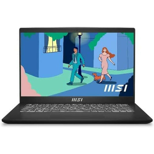 Laptop MSI 14 C12M-017XES Qwerty in Spagnolo 14" Intel Core I7-1255U 16 GB RAM 512 GB SSD