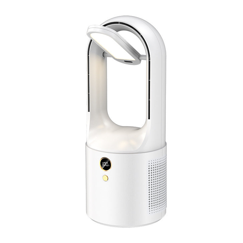 Leafless Fan and Night Light USB Charging