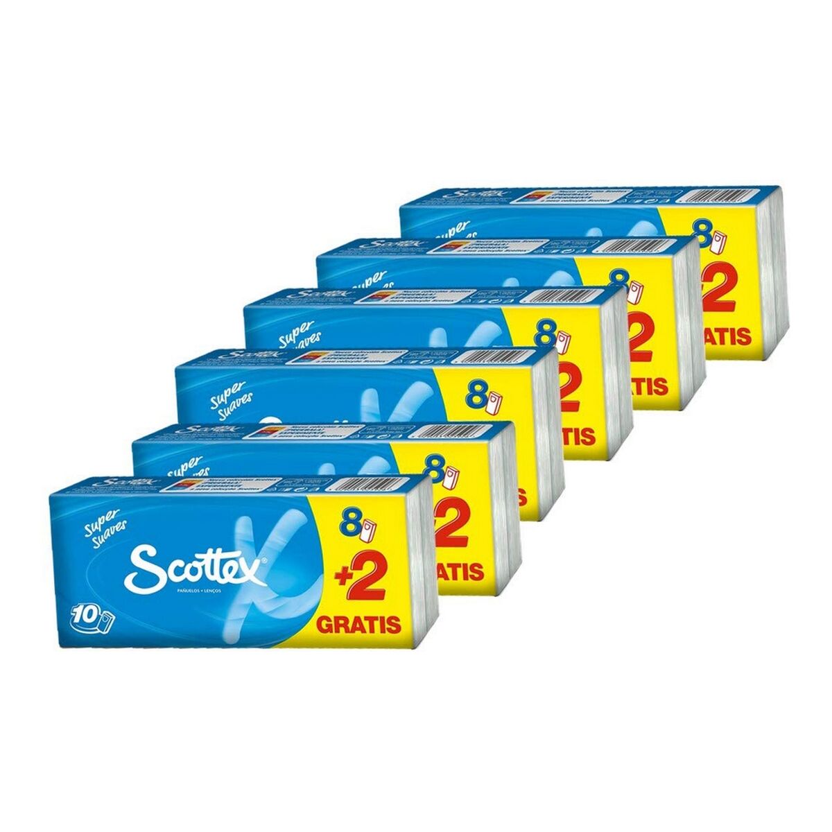 Fazzoletti di Carta Scottex 3 strati (10 x 10 uds)