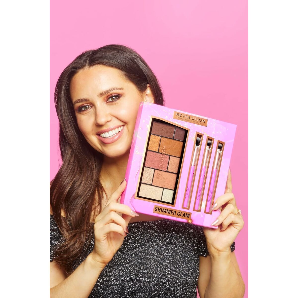 Set da Trucco Revolution Make Up Shimmer Glam 4 Pezzi