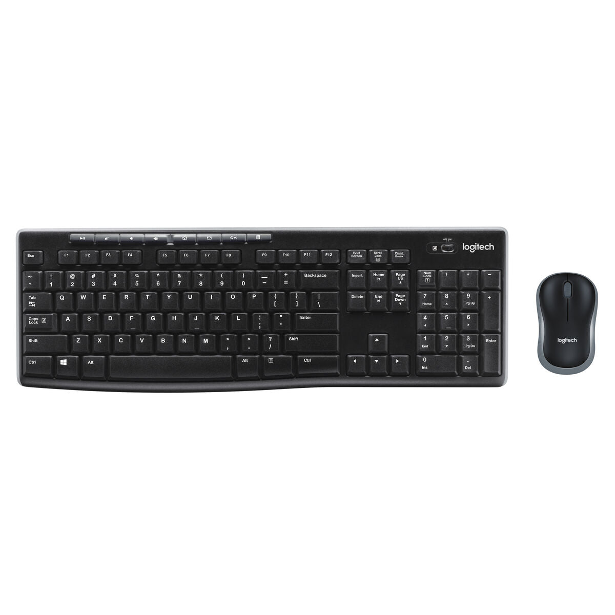 Tastiera Logitech MK270 Nero Azerty Francese