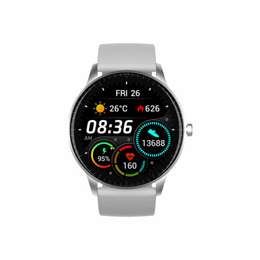 Smartwatch Denver Electronics 116111000350 Grigio Argentato 1,28"