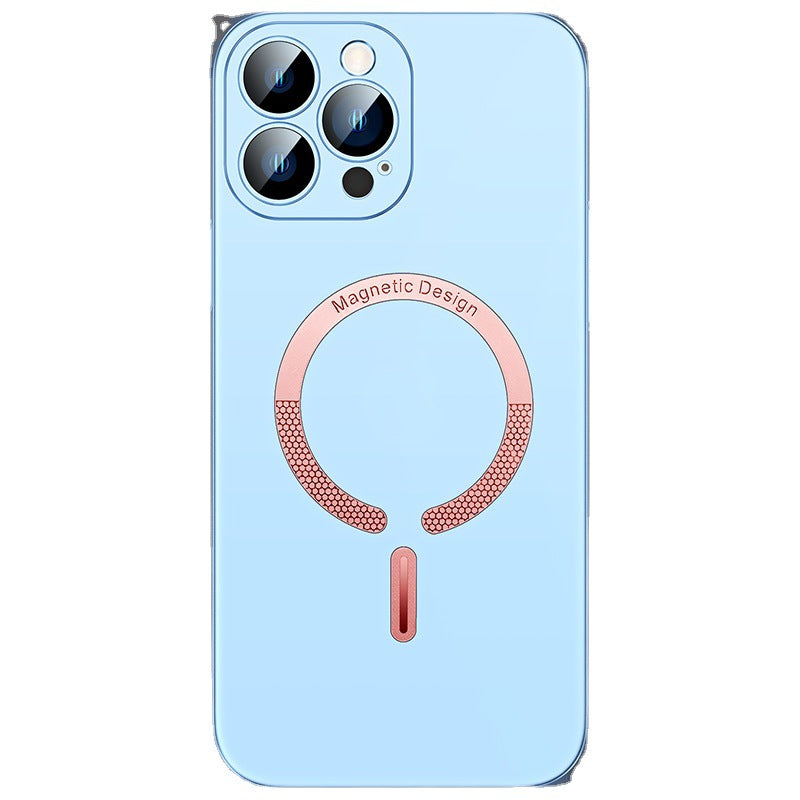 Custodia per telefono smerigliata ricaricabile magnetica