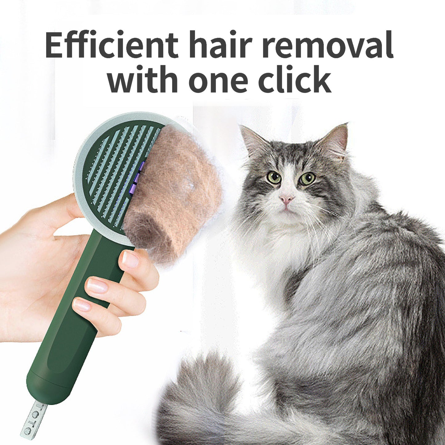 Pet Germicidal Sterilizing Comb Automatic Dog Cat Hair Removal Brush Usb Rechargeable Floating Beauty Comb Grooming Tool 