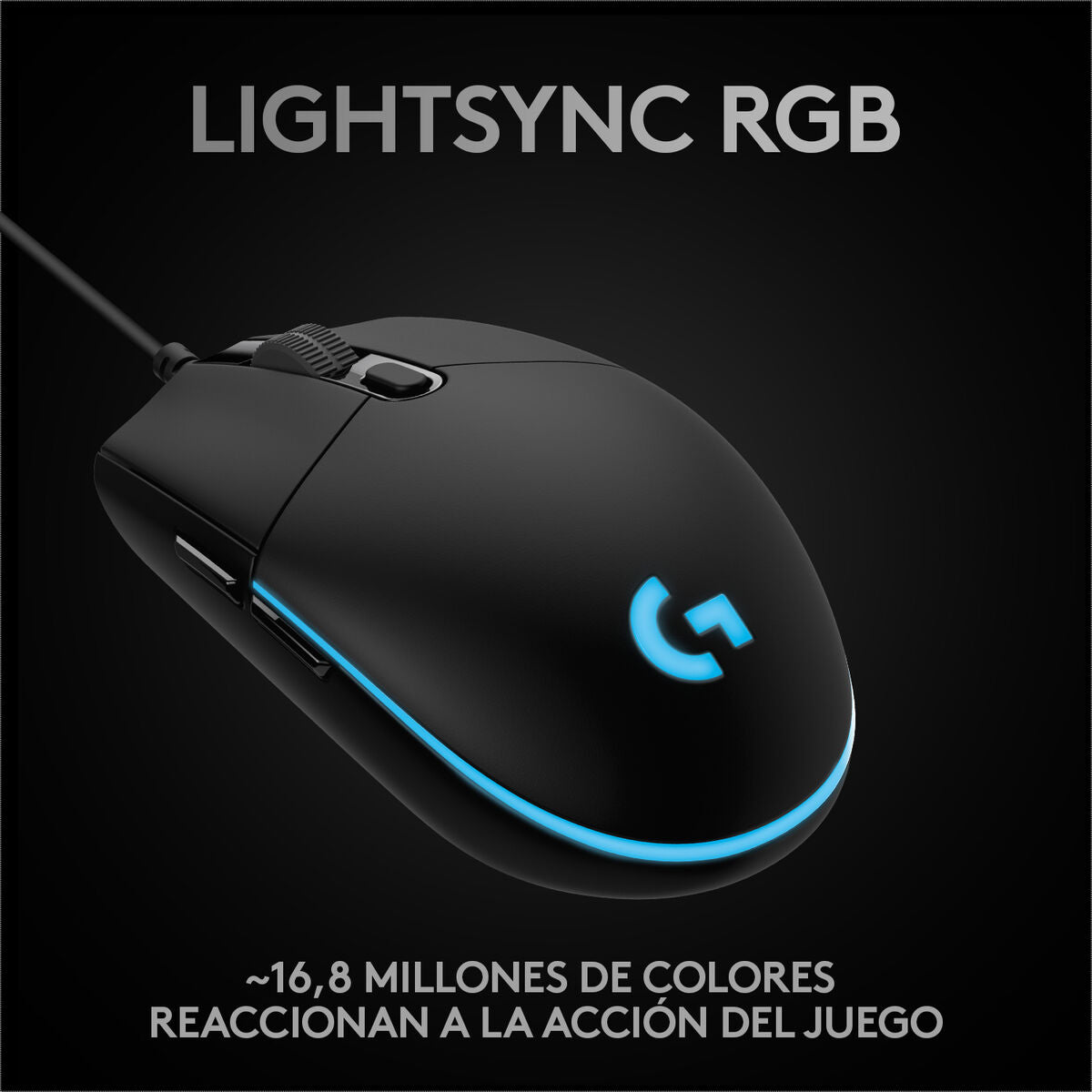 Mouse Gaming Logitech PRO Nero