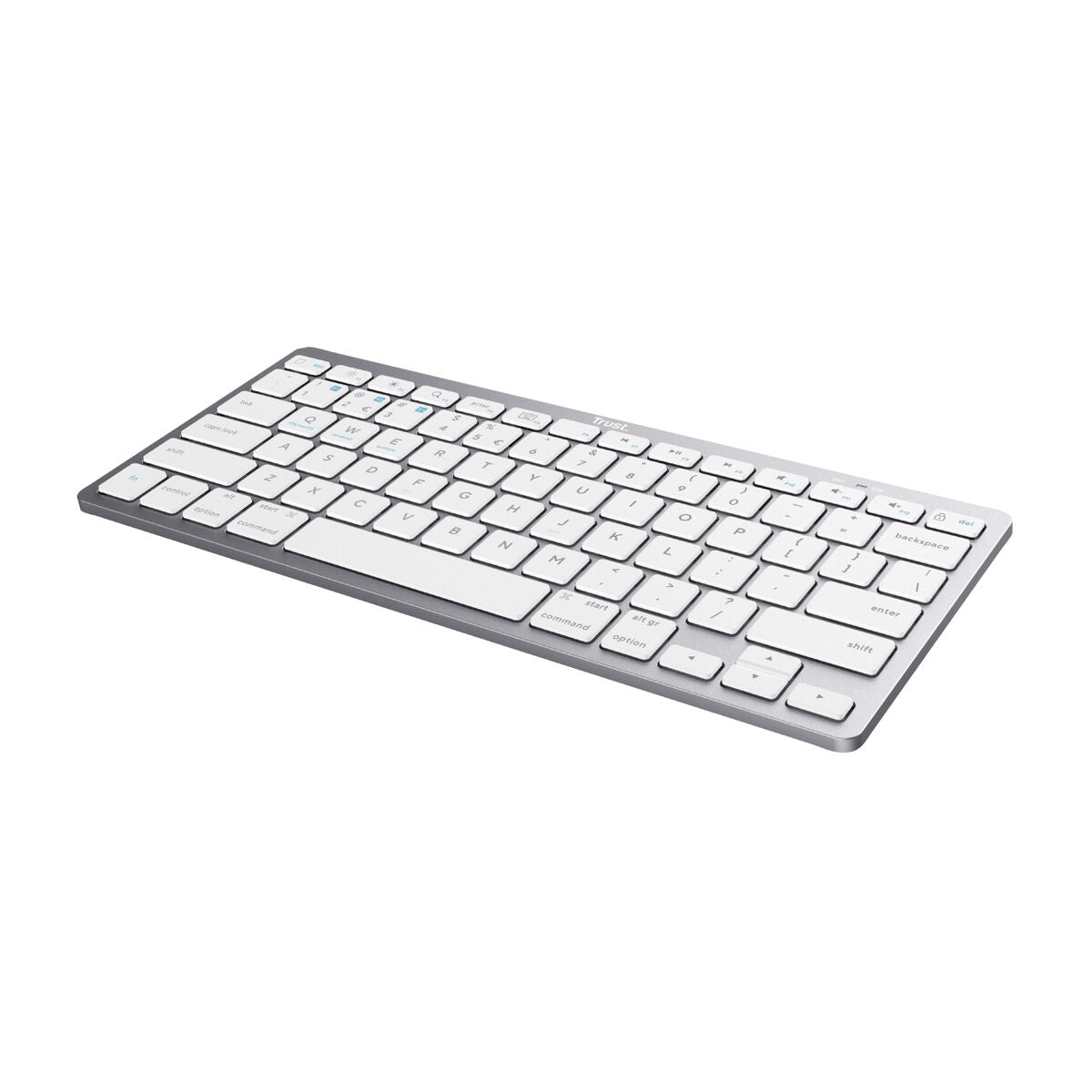 Bluetooth Keyboard Trust 24907 Silver Portuguese