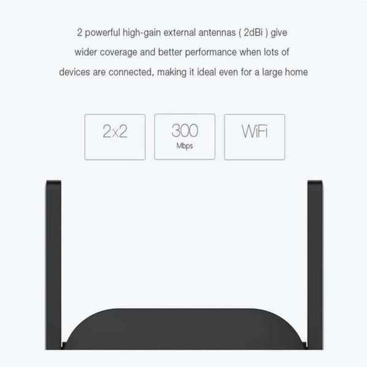 小米 DVB4235GL Wi-Fi 放大器 黑色 300 Mbps