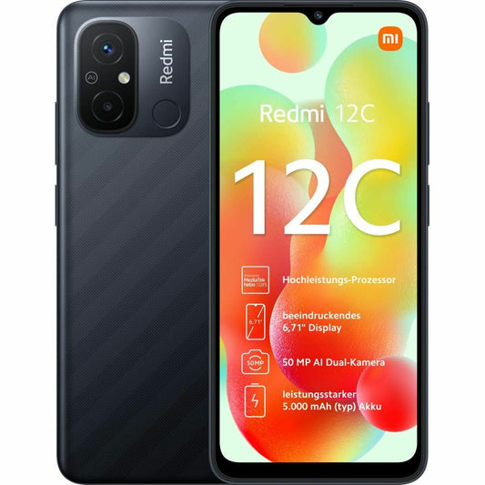 Smartphone Xiaomi 12C Grafite 6,71" Grigio 4 GB RAM MediaTek Helio G85 128 GB