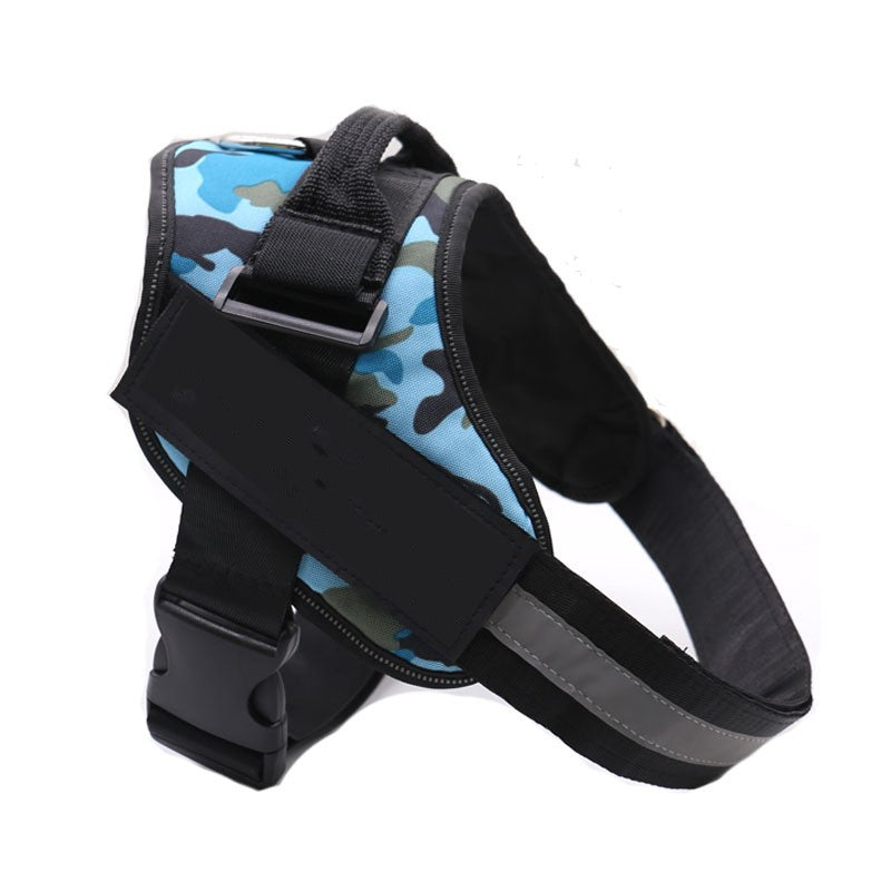 Imbracatura per cani personalizzata NO PULL Gilet per imbracatura per animali domestici regolabile traspirante riflettente per forniture per animali domestici con toppe personalizzate per cani di piccola taglia