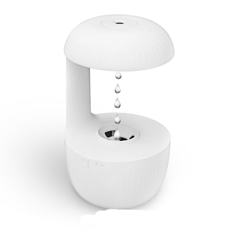 Umidificatore d'aria antigravitazionale Umidificatore controcorrente muto Gocce d'acqua levitanti Nebulizzatore freddo Fogger Alleviare la fatica