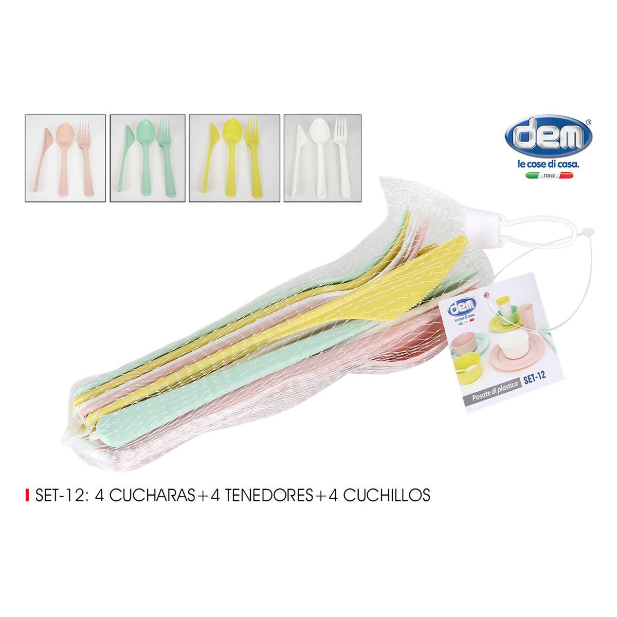 Cutlery set Dem (12 Units)