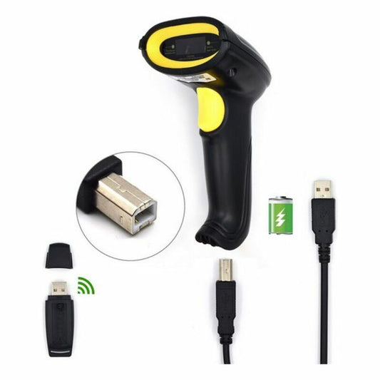 带支架的条码阅读器 Ewent EW3430 LED USB 黑色