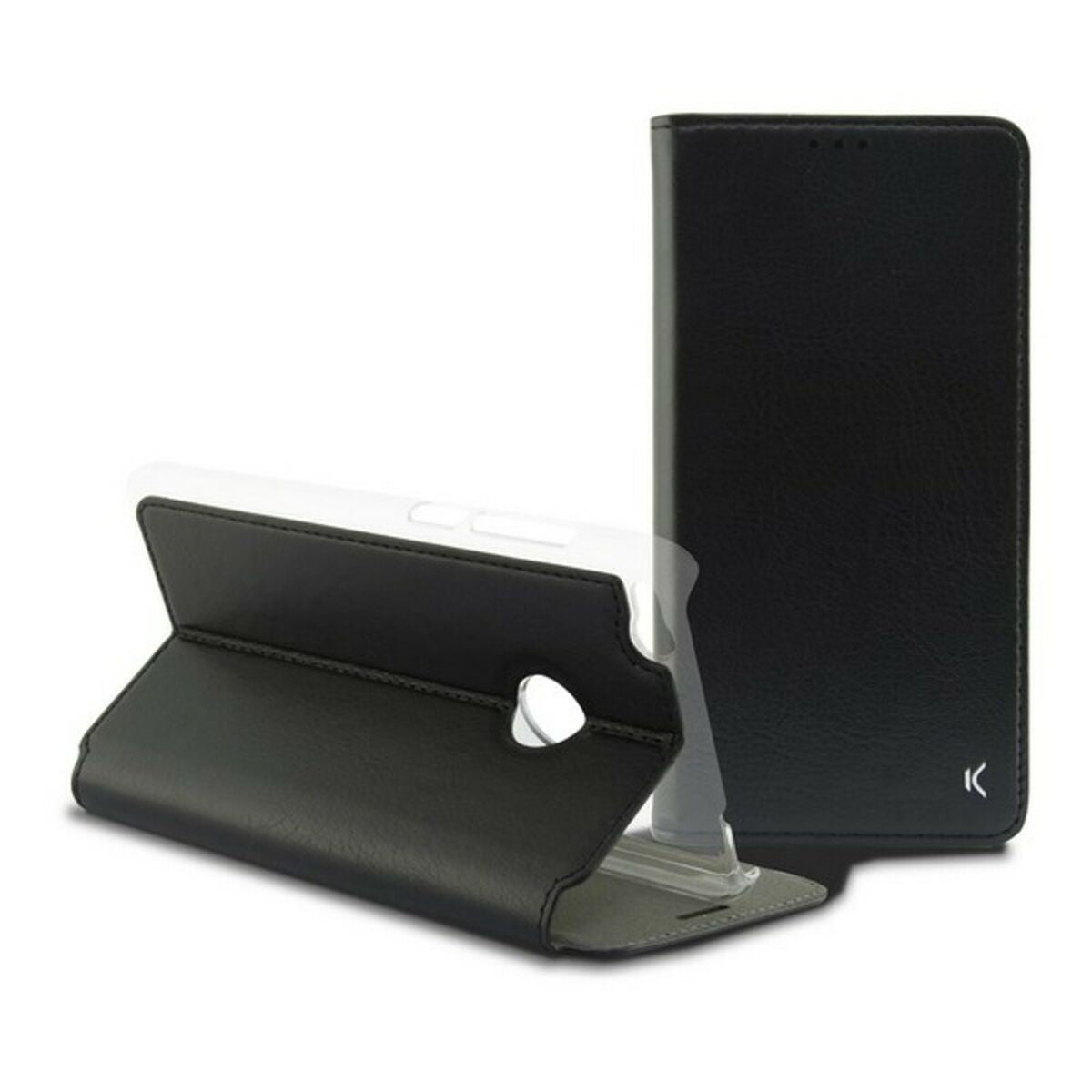 Custodia Folio per Cellulare Huawei P8 Lite 2017 Slim Nero