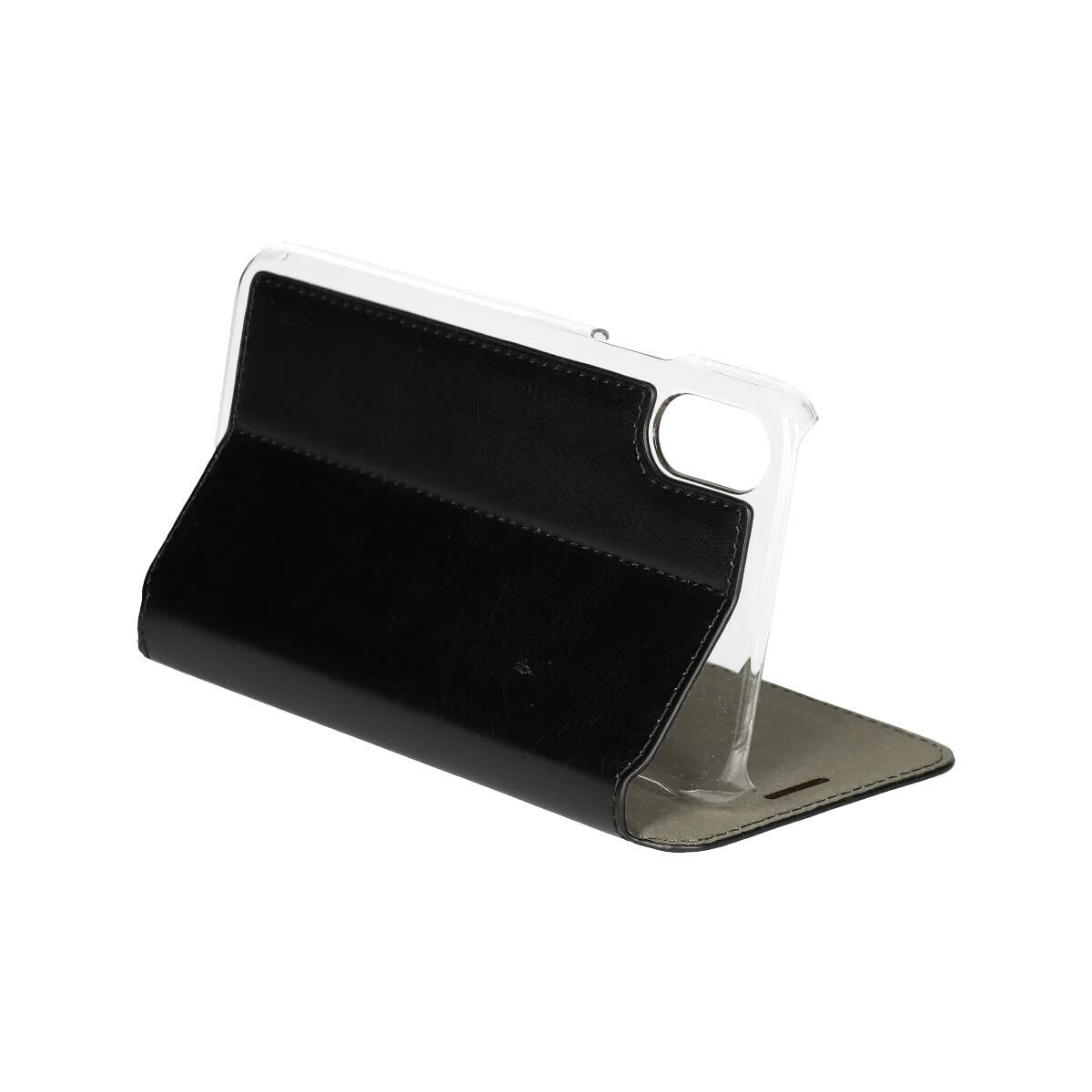 Custodia con Copertura per Cellulare Iphone X Contact Slim Nero Tessile Policarbonato