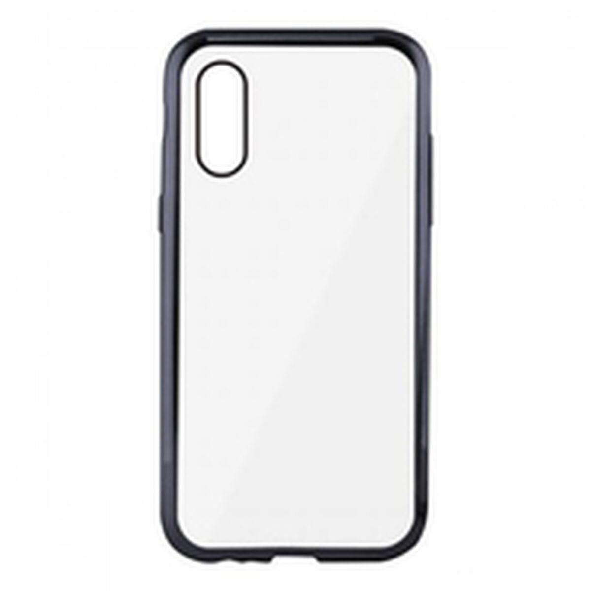 Custodia per Cellulare Iphone Xs Max KSIX Flex Metal Trasparente