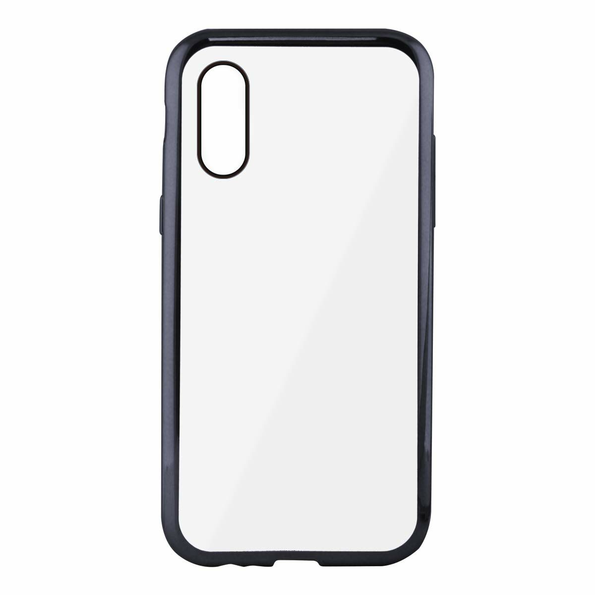 Custodia per Cellulare Iphone Xs Max KSIX Flex Metal Trasparente