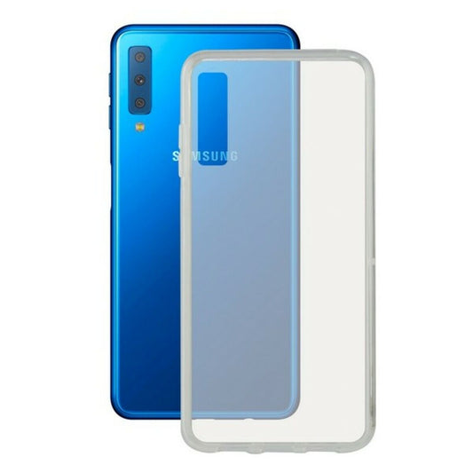 Custodia per Cellulare Samsung Galaxy A7 2018 Flex TPU Trasparente