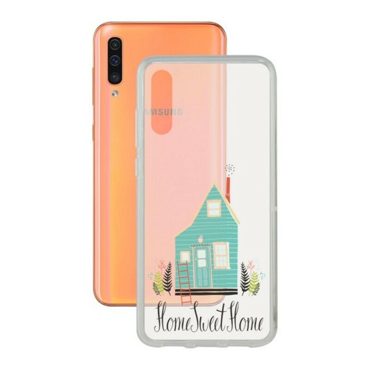 Custodia per Cellulare Samsung Galaxy A30S/A40/A50 Contact BIG-S1904303 Flex Home TPU Stampa
