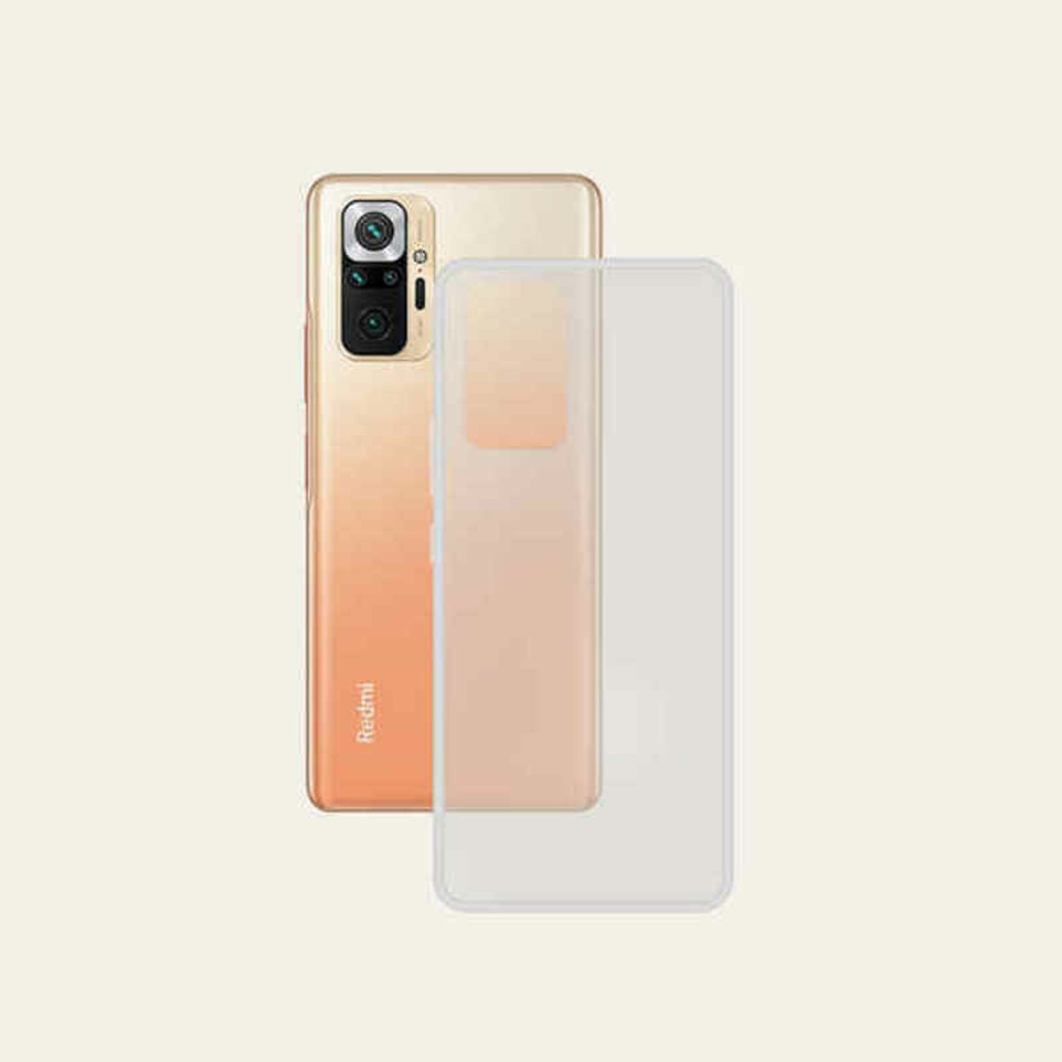 Custodia per Cellulare KSIX Xiaomi Redmi Note 10 Pro Trasparente